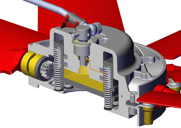 Function of the hydraulic Cleanfix reversible fans | © Hägele GmbH - Cleanfix