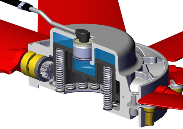 Function of the pneumatic Cleanfix reversible fans | © Hägele GmbH - Cleanfix